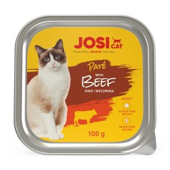 JosiCat - Alimento em patê para gato adulto - Vaca (6x100g)