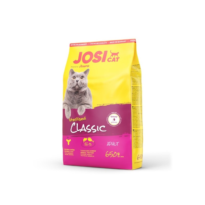 JosiCat Sterilised Classic Gato adulto - 650g