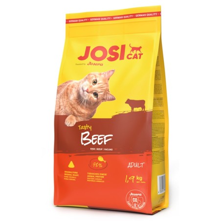 JosiCat Tasty Beef - Ração seca para gato adulto - Vaca 1,9kg