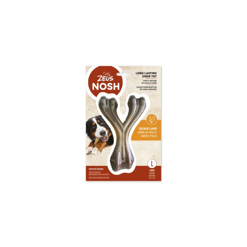 Zeus Nosh Wishbone Strong Hueso y Pollo | 11 cm