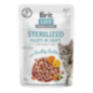 Alimento húmido para Gatos Brit Care Cat Sterilized Fillets in Gravy with Healthy Rabbit | Wet (Saqueta)	 | 12 x 85 g