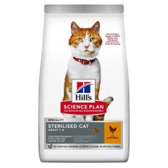 Hills Science Plan Sterilised Cat Adult with Chicken c/ oferta Saqueta | 1,5 kg + 85 g oferta