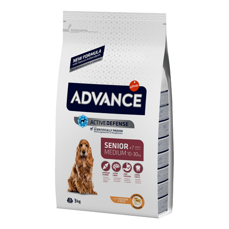 Advance Dog Medium Senior +7 Chicken & Rice 3 kg