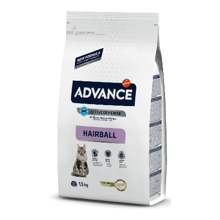 Advance Cat Hairball | Turkey & Rice 1,5 kg