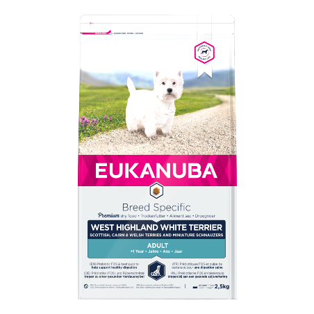 Eukanuba Adult West Highland White Terrier 2,5 kg