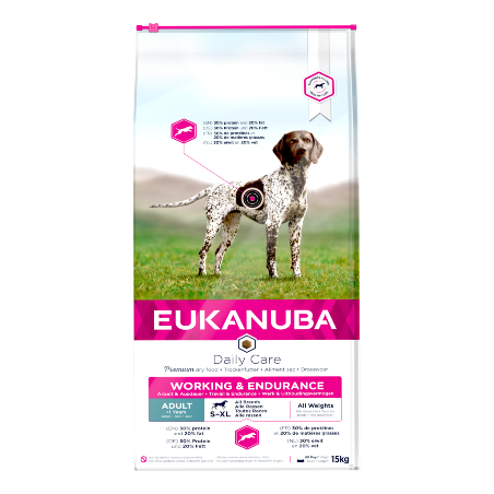 Eukanuba Adult Premium Performance Working & Endurance | Chicken 15 kg