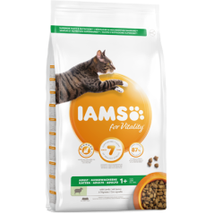 Iams for Vitality Adult Cat Food with Lamb 3 Kg