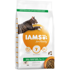 Iams for Vitality Adult Cat Food with Salmon 1,5 kg