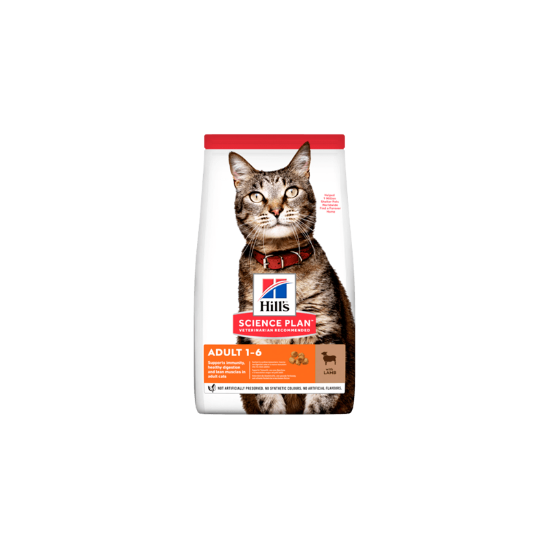 Hills Science Plan Adult Cat with Lamb 10 kg