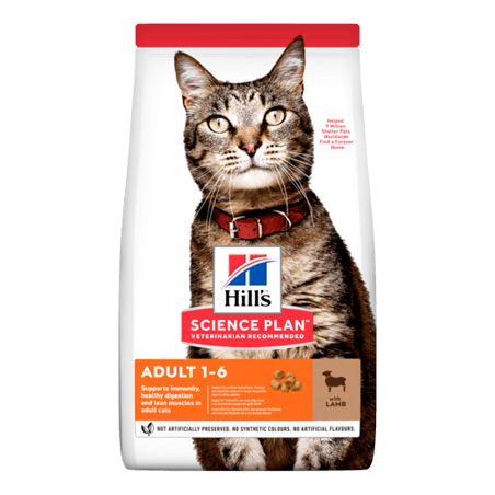 Hills Science Plan Adult Cat with Lamb 10 kg