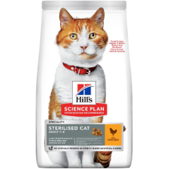 Hills Science Plan Sterilised Cat Adult with Chicken 3 Kg