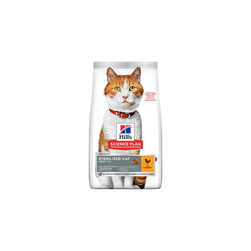 Hills Science Plan Sterilised Cat Adult with Chicken 3 Kg