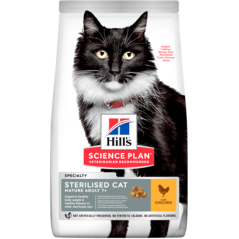 Hills Science Plan Sterilised Mature Adult 7+ Cat with Chicken 1,5 kg