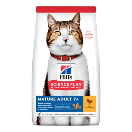 Hills Science Plan Mature Adult 7+ Cat with Chicken 1,5 kg