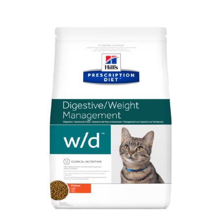 Hills Prescription Diet Feline w/d Chicken 1,5 kg