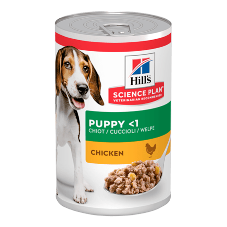 Hills Science Plan Puppy with Chicken | Wet (Lata) 12 X 370 g