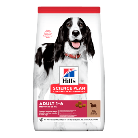 Hills Science Plan Dog Medium Adult with Lamb & Rice 14 kg