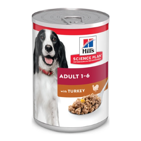 Hills Science Plan Dog Adult Turkey | Wet (Lata) 12 X 370 g