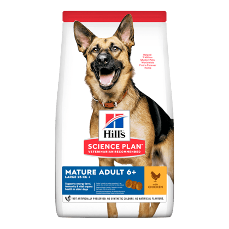 Hills Science Plan Dog Large Breed Mature Adult 6+ with Chicken 14 kg