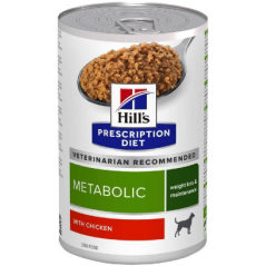 Hills Prescription Diet Canine Metabolic with Chicken | Wet (Lata) 12 X 370 g