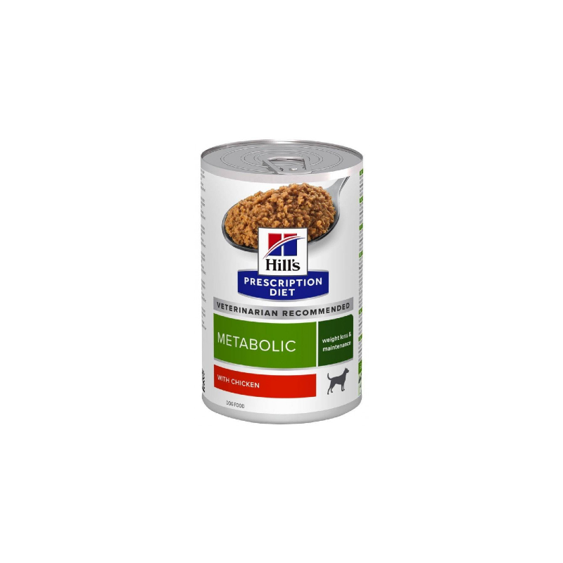 Hills Prescription Diet Canine Metabolic with Chicken | Wet (Lata) 12 X 370 g