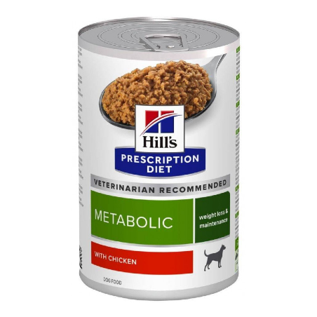 Hills Prescription Diet Canine Metabolic with Chicken | Wet (Lata) 12 X 370 g