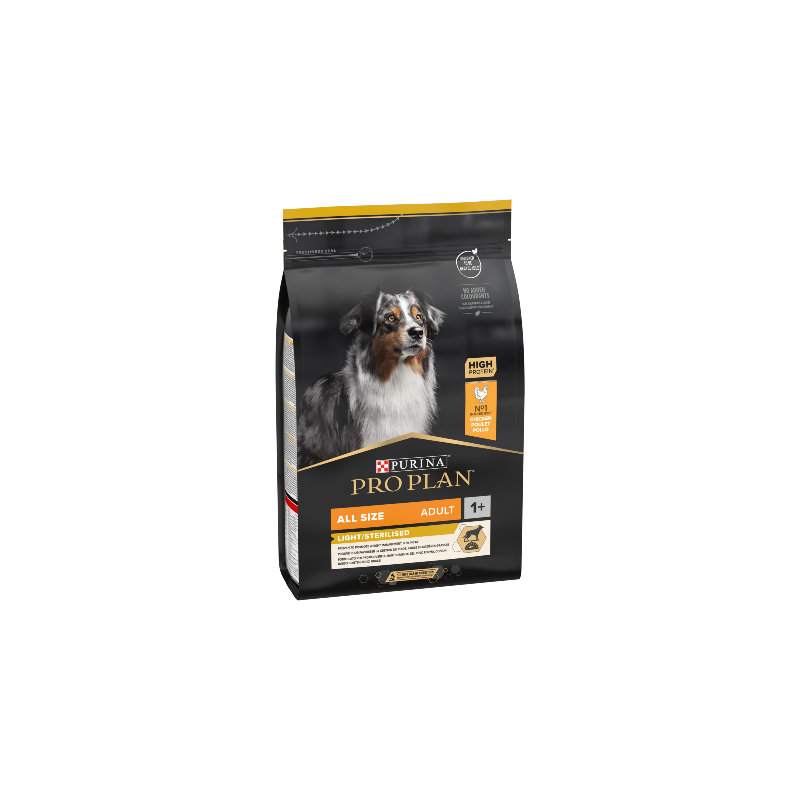 Pro Plan Dog All Size Adult Light / Sterilised Chicken 3 Kg