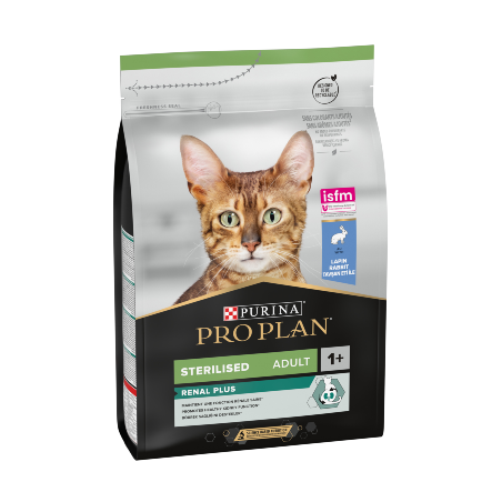 Pro Plan Cat Renal Plus Sterilised Adult Rabbit & Rice 1,5 kg