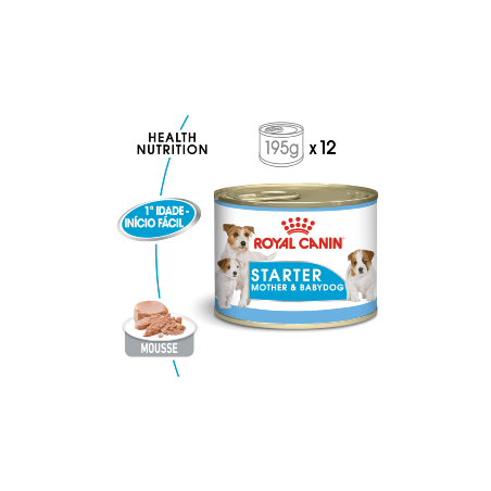 Royal Canin Dog Starter Mousse | Wet (Lata) 12 X 195 g