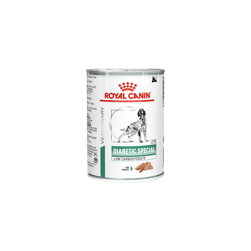 Royal Canin Vet Diabetic Special Low Carbohydrate Canine in Loaf | Wet (Lata) 12 X 410 g