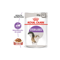 Royal Canin Cat Sterilised in Gravy | Wet (Saqueta) 12 X 85 g