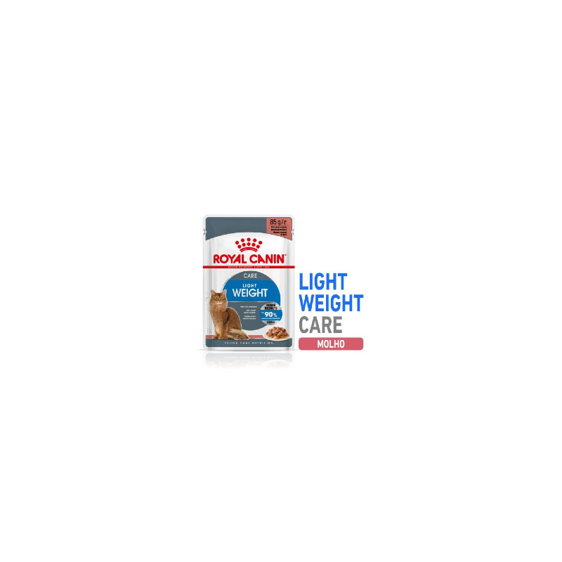 Royal Canin Cat Light Weight Care in Gravy | Wet (Saqueta) 12 X 85 g