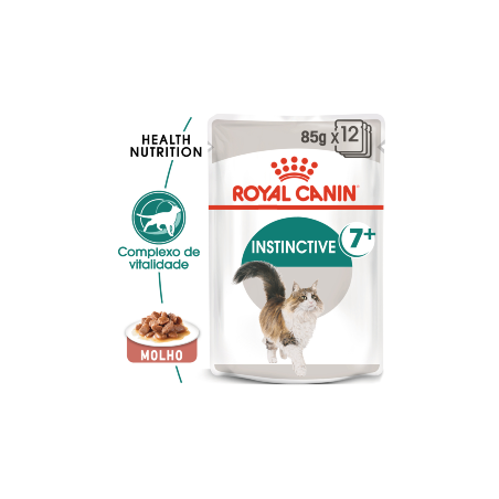 Royal Canin Cat Instinctive +7 in Gravy | Wet (Saqueta) 12 X 85 g