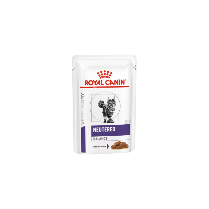 Royal Canin Vet Health Nutrition Feline Neutered Adult Balance | Wet (Saqueta) 6 X 85 g