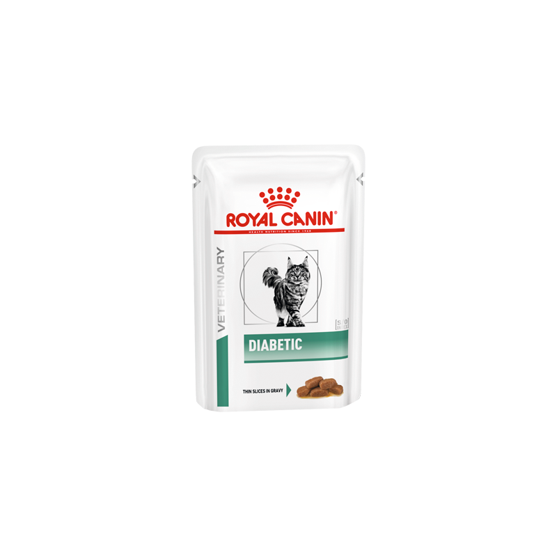 Royal Canin Vet Diabetic Feline in Gravy | Wet (Saqueta) 12 X 85 g