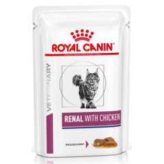 Royal Canin Vet Renal Feline with Chicken | Wet (Saqueta) 12 X 85 g