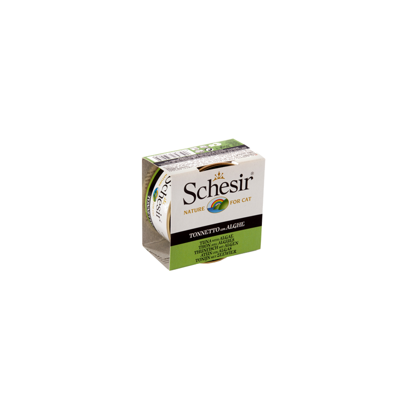 Schesir Cat Atum com Algas em Gelatina | Wet (Lata) 14 X 85 g