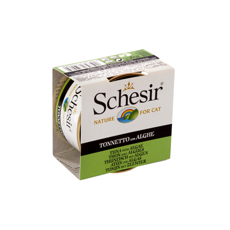 Schesir Cat Atum com Algas em Gelatina | Wet (Lata) 14 X 85 g