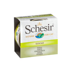 Schesir Cat Atum em Caldo de Peixe | Wet (Lata) 14 X 70 g