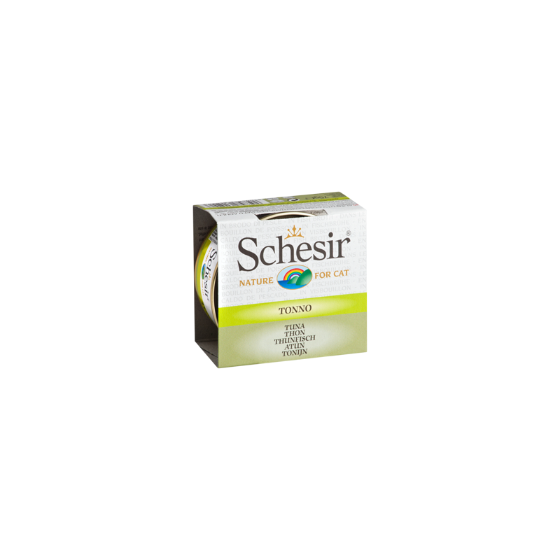 Schesir Cat Atum em Caldo de Peixe | Wet (Lata) 14 X 70 g