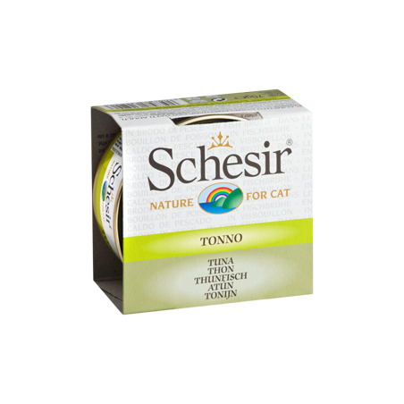 Schesir Cat Atum em Caldo de Peixe | Wet (Lata) 14 X 70 g