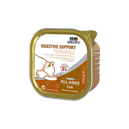 Specific Cat FIW Digestive Support | Wet (Terrina) Cx c/ 7 terrinas 100 g