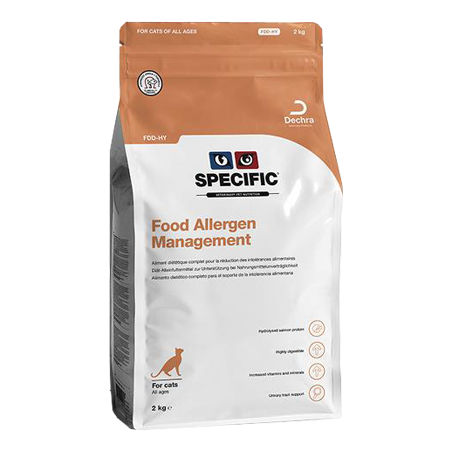 Specific Cat FDD-HY Food Allergen Management 2 kg