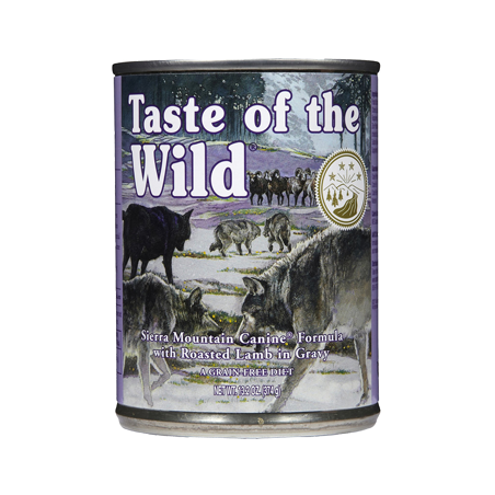 Taste of the Wild Sierra Mountain Canine Formula | Wet (Lata) 12 X 390 g