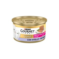 Gourmet Gold Kitten Mousse de Vitela | Wet (Lata) 24 X 85 g