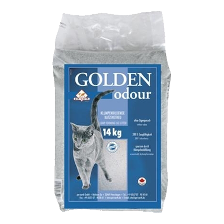 Areia Auto Aglomerante Golden Odour 7 kg