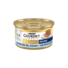 Gourmet Gold Mousse de Peixe do Oceano | Wet (Lata) 24 X 85 g