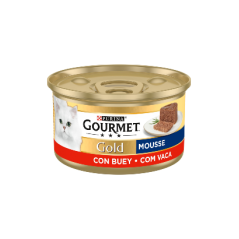 Gourmet Gold Mousse de Carne de Vaca | Wet (Lata) 24 X 85 g