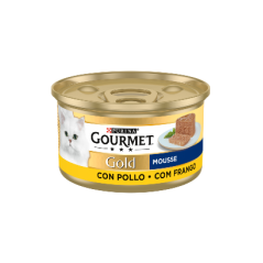 Gourmet Gold Mousse de Frango | Wet (Lata) 24 X 85 g