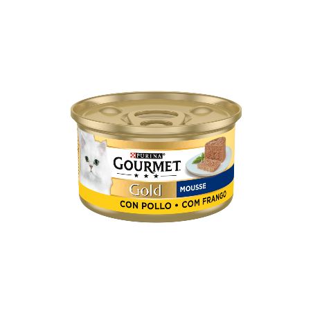 Gourmet Gold Mousse de Frango | Wet (Lata) 24 X 85 g